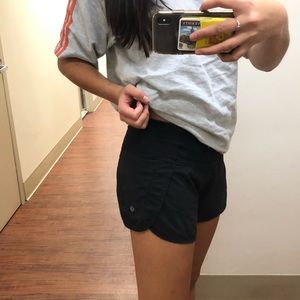 Longer Lululemon running shorts